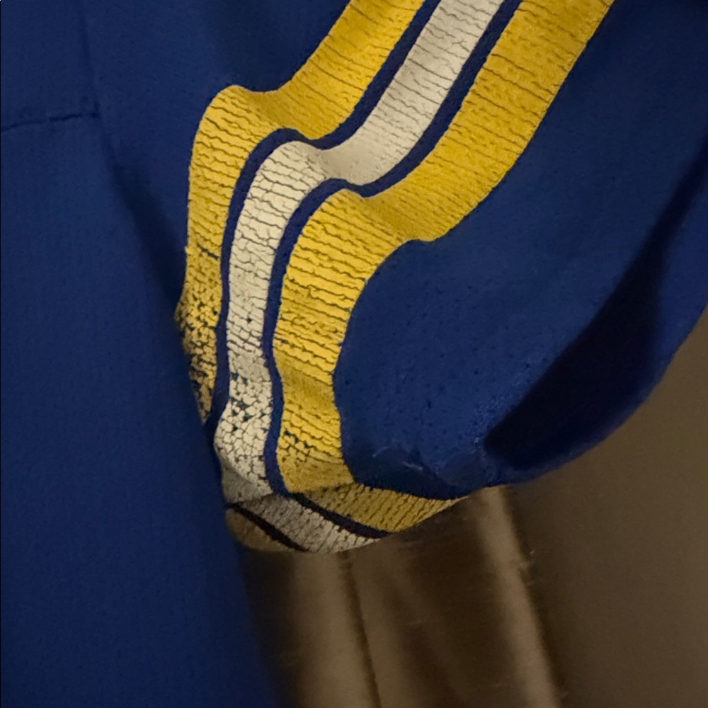 NBA Royal Blue Jersey with Yellow Script - Picture 5 of 9